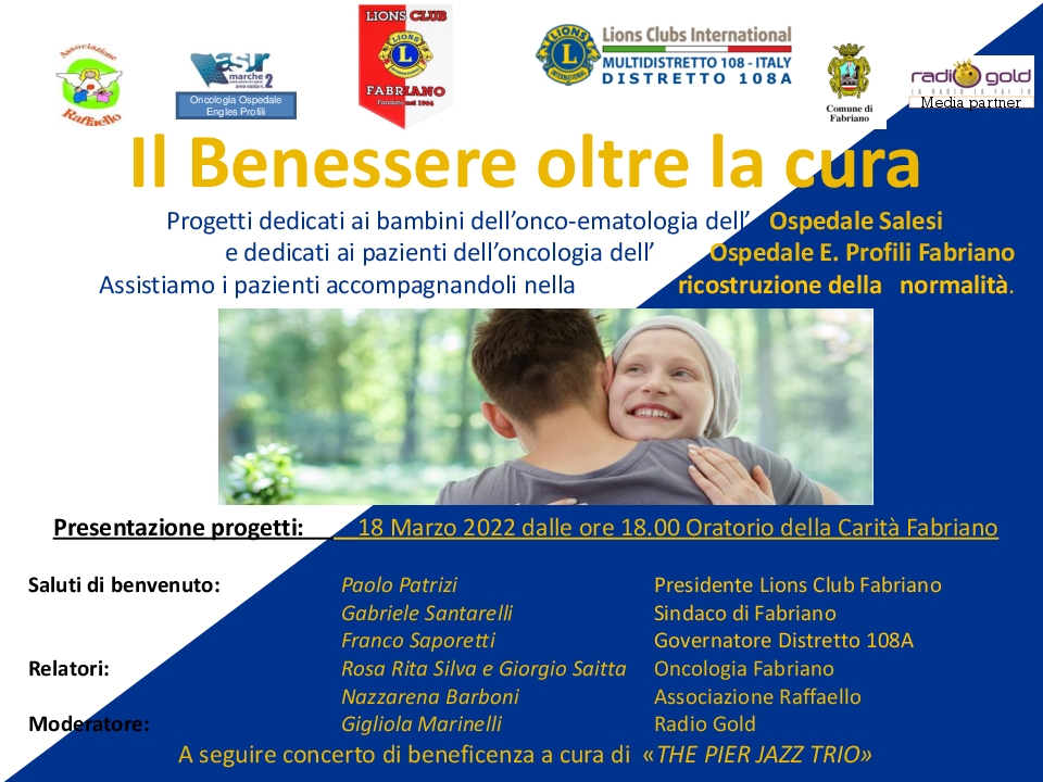 18.03.2022 il Benessere oltre la cura