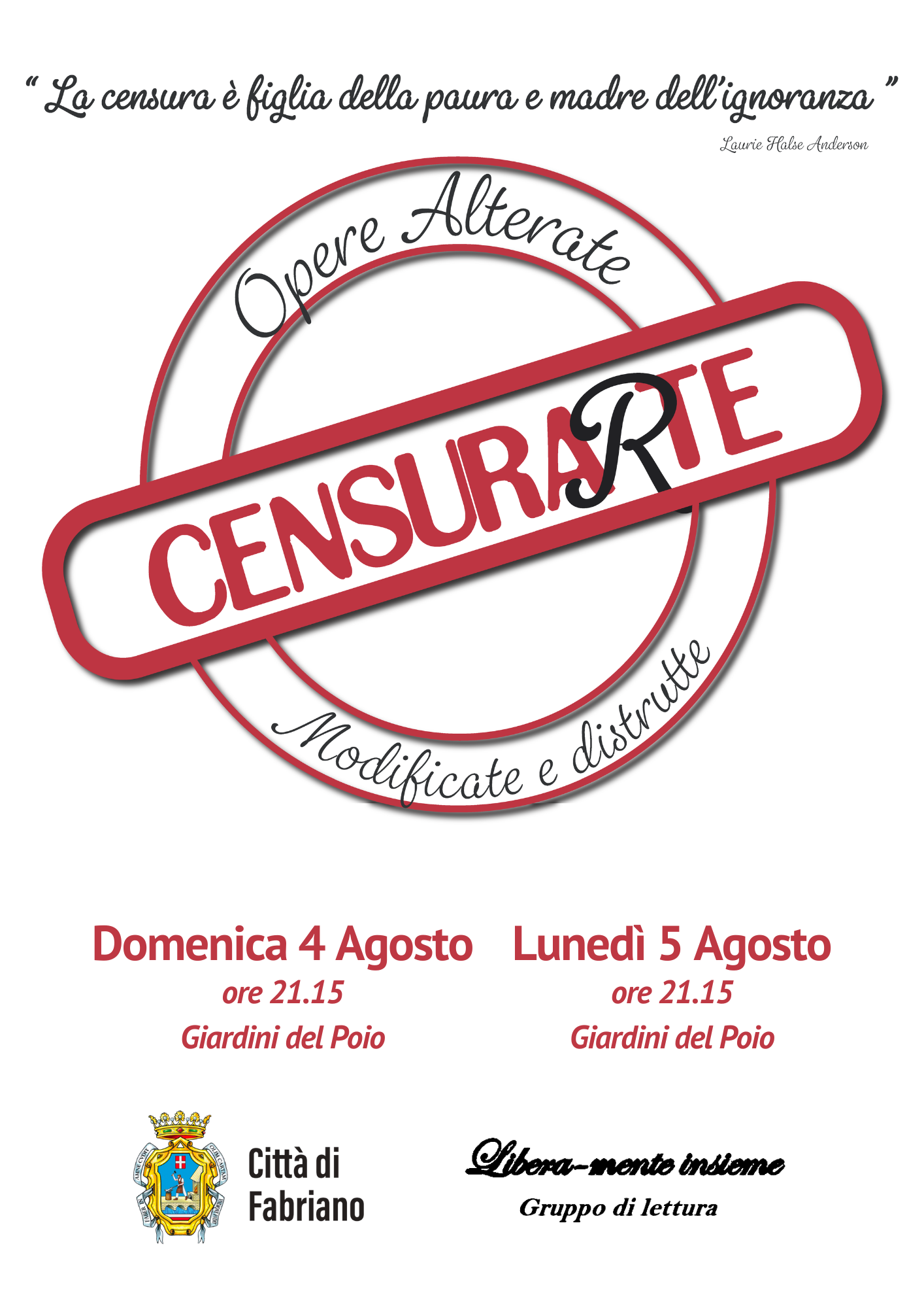 4 e 5 agosto