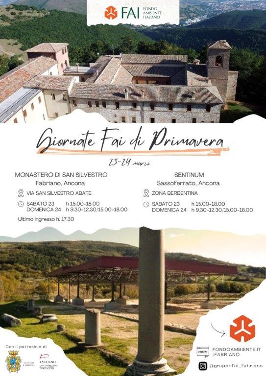 Locandina Giornate di Primavera FAI FABRIANO
