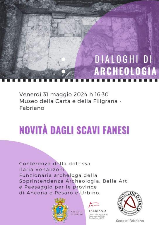 Novità dagli scavi fanesi locandina