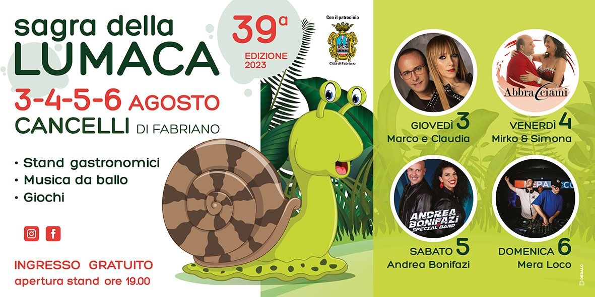 03.08.2023 sagra della lumaca