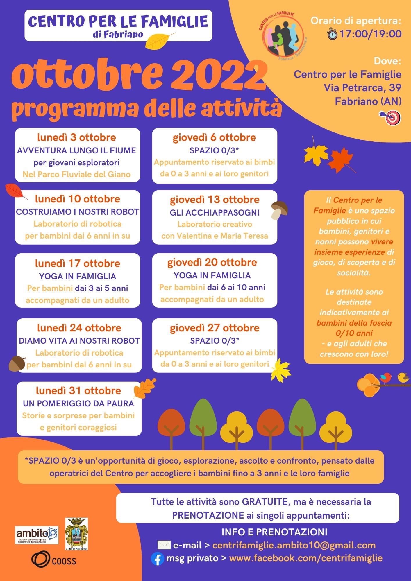 03.10.2022 centro famiglie ottobre