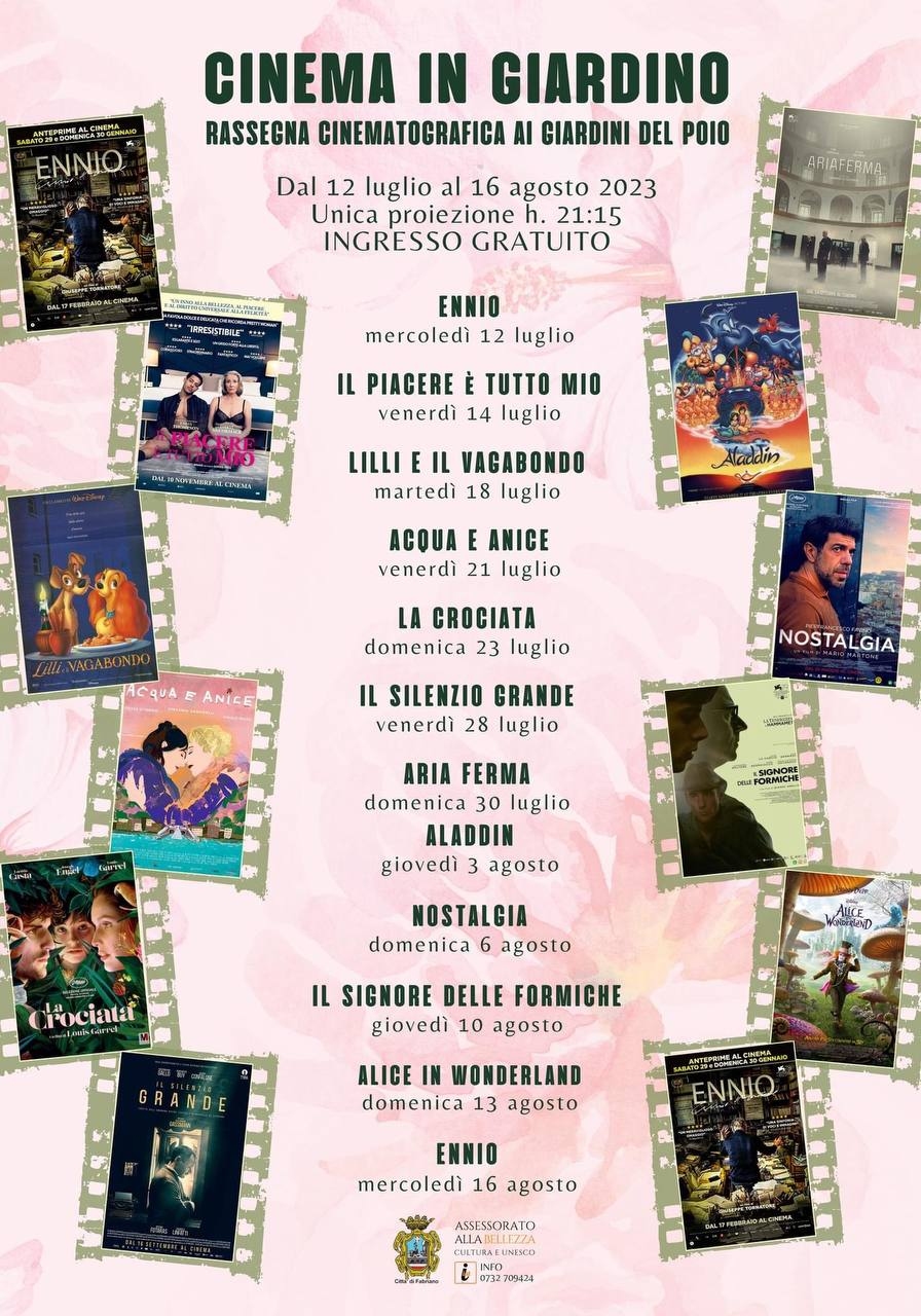 12.07.2023 CINEMA IN GIARDINO