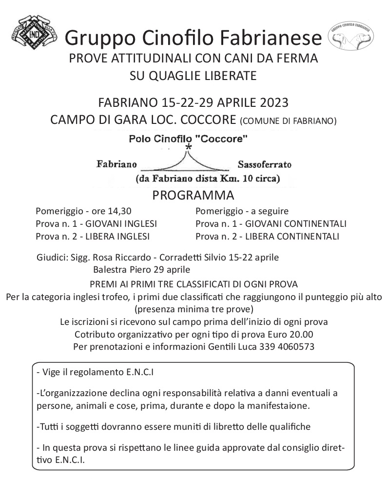 152229 aprile GRUPPO CINOFILO FABRIANESE