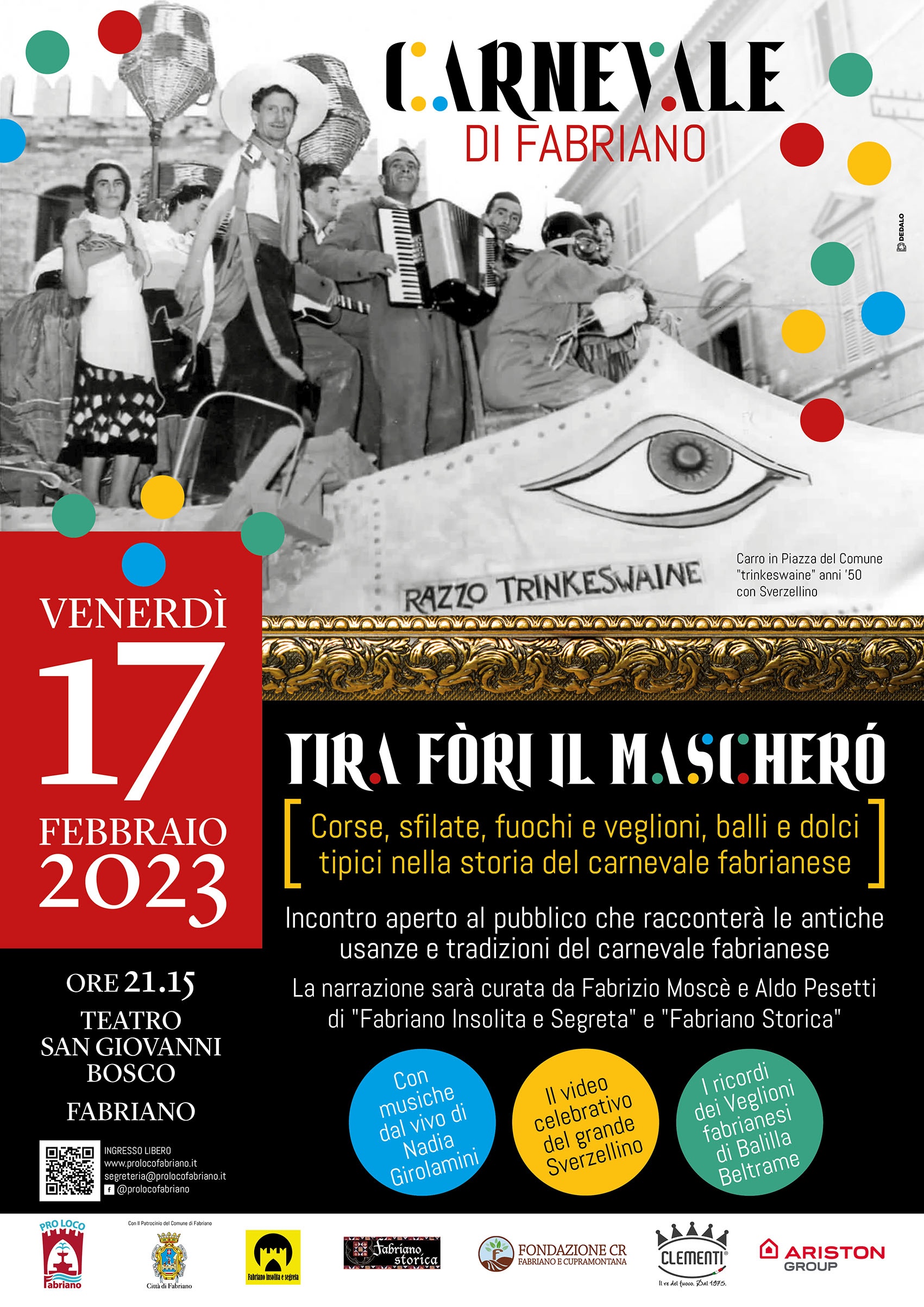 17.02.2023 CARNEVALE 2023 EVENTO TEATRO PRO LOCO