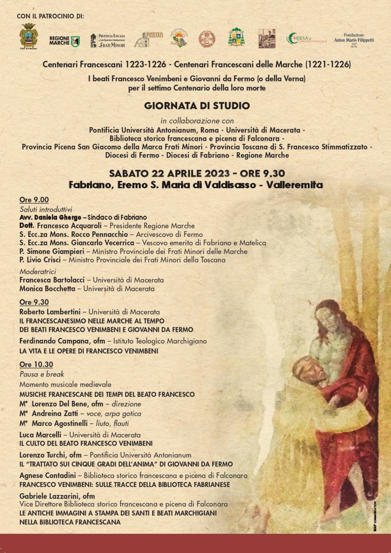 22.04.2023 Convegno Beato Venimbeni e Giovanni della Verna