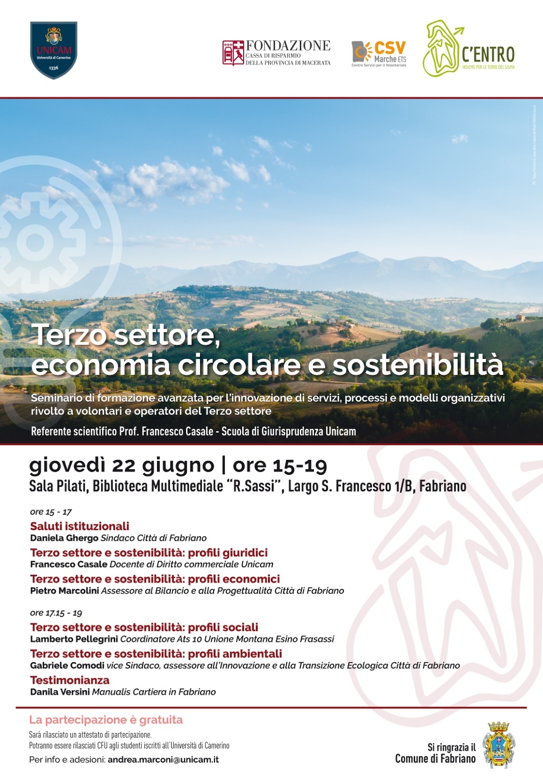 22.06.2023 Terzo settore economia circolare e sostenibilità