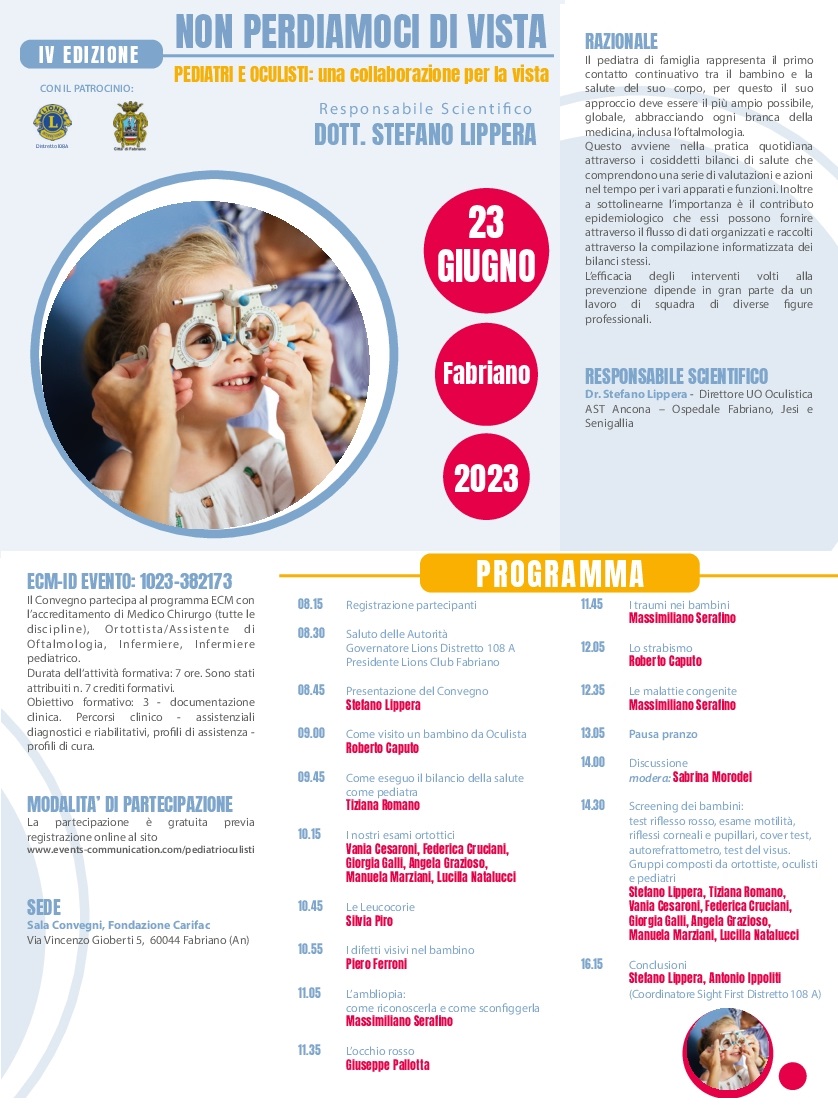 23.06.2023 convegno oculisti Lippera
