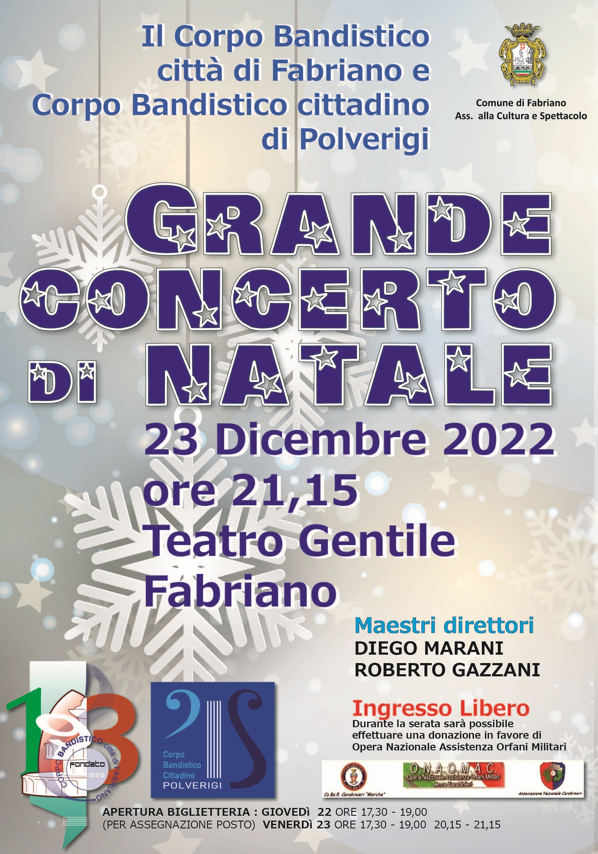 23.12.2022 CONCERTO NATALE BANDA