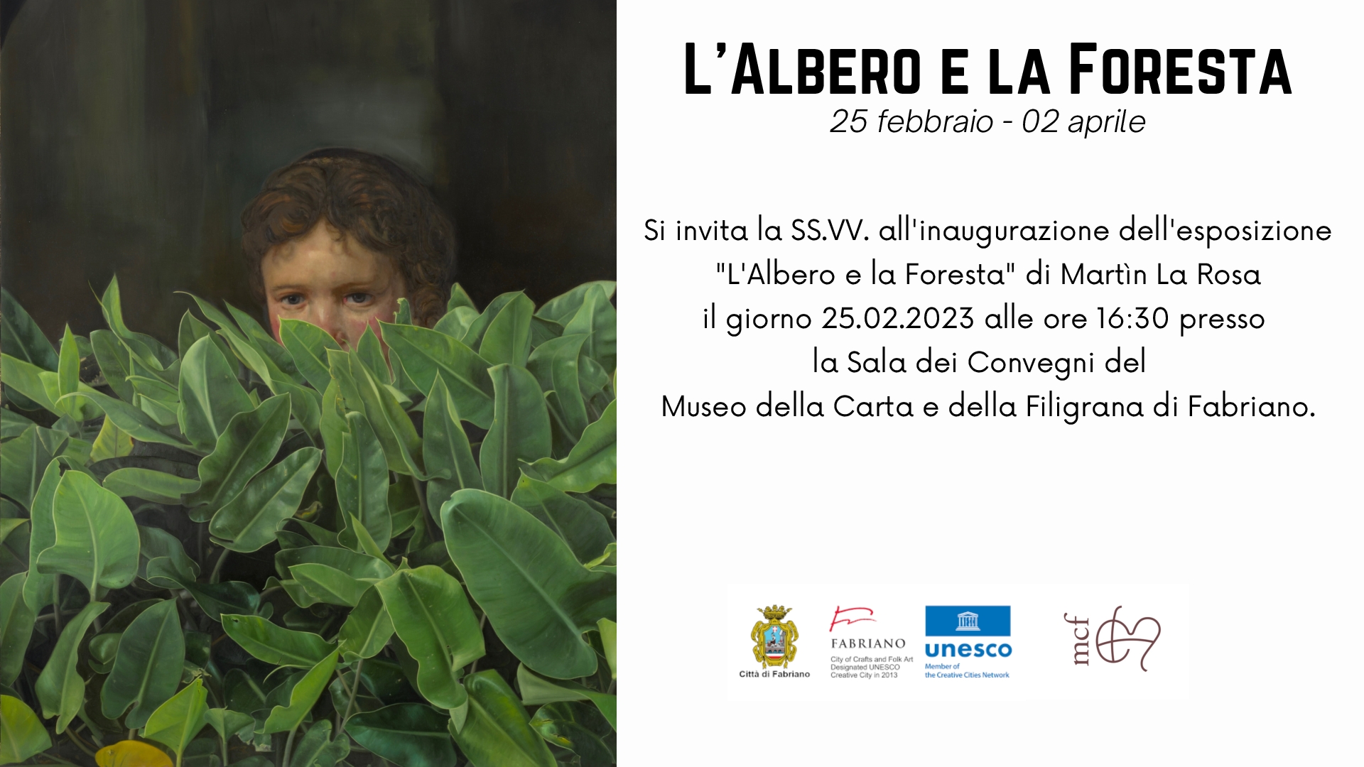 25.02.2023 Invito mostra LAlbero e la Foresta