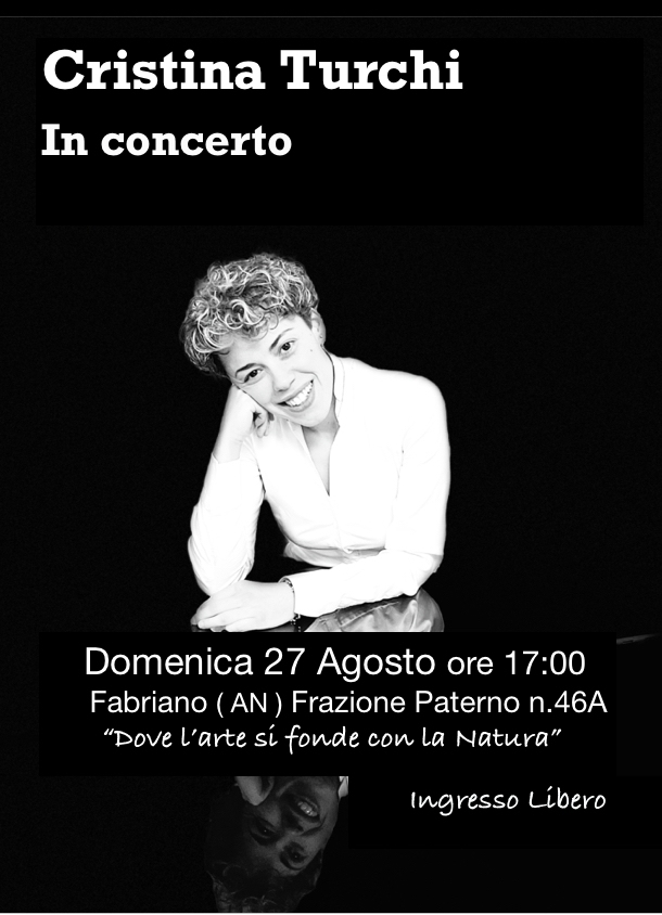 27.08.2023 Cristina turchi in concerto