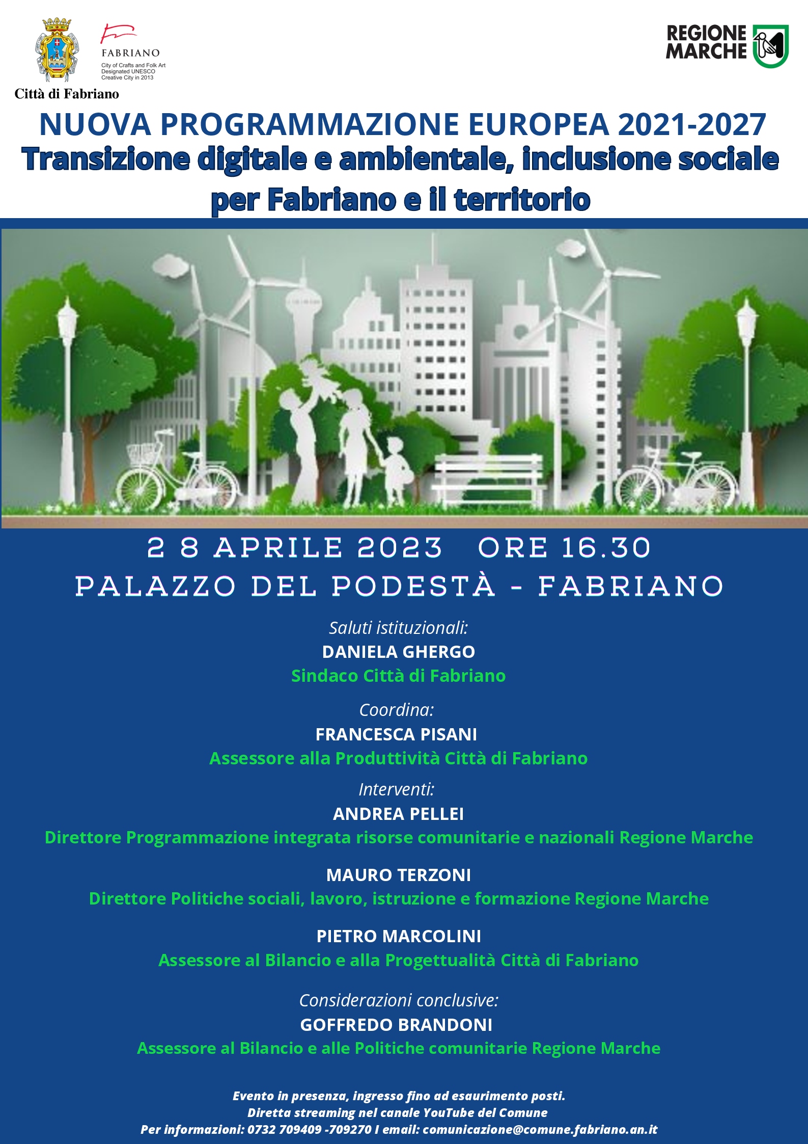 28.04.2023 Convegno Nuova programmazione europea 2021 2027 Fabriano 28042023
