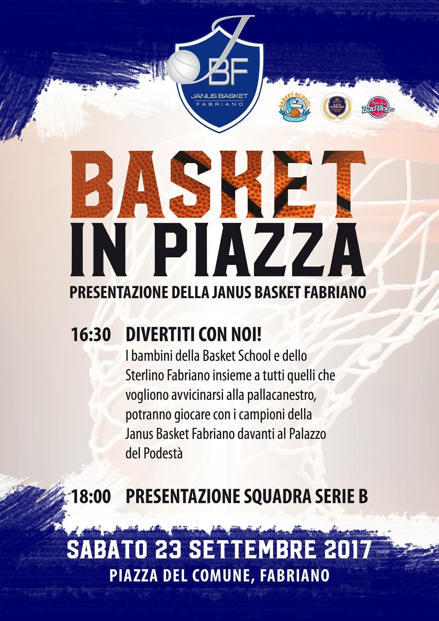 23.09.2017 basket in piazza