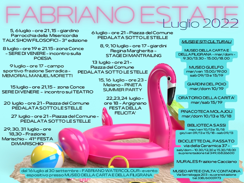 FABRIANO ESTATE LUGLIO con Marischio