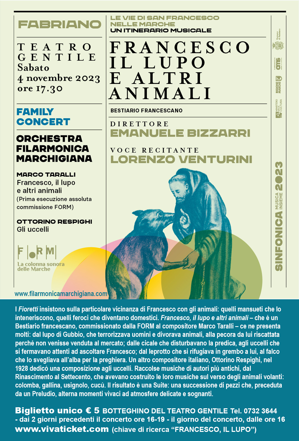FRANCESCO, IL LUPO ED ALTRI ANIMALI Family Fabriano post WA