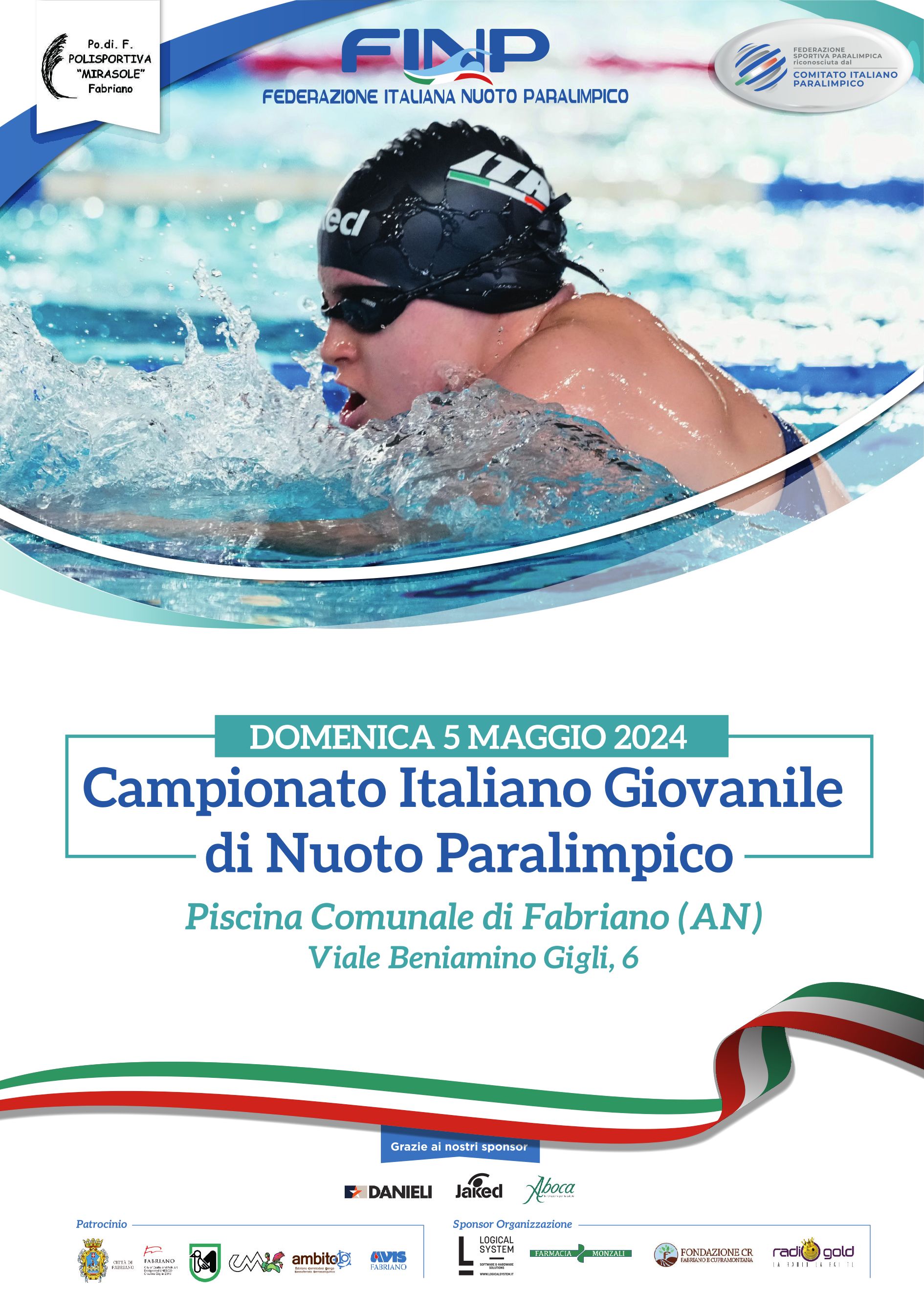 Campionato Italiano Giovanile di Nuoto Paralimpico - Domenica 5 maggio