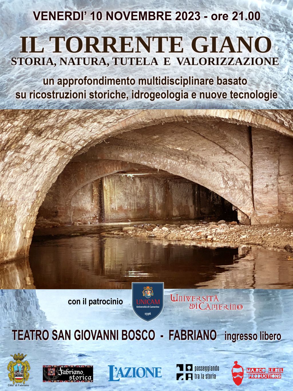 il torrente Giano 10 novembre 2023