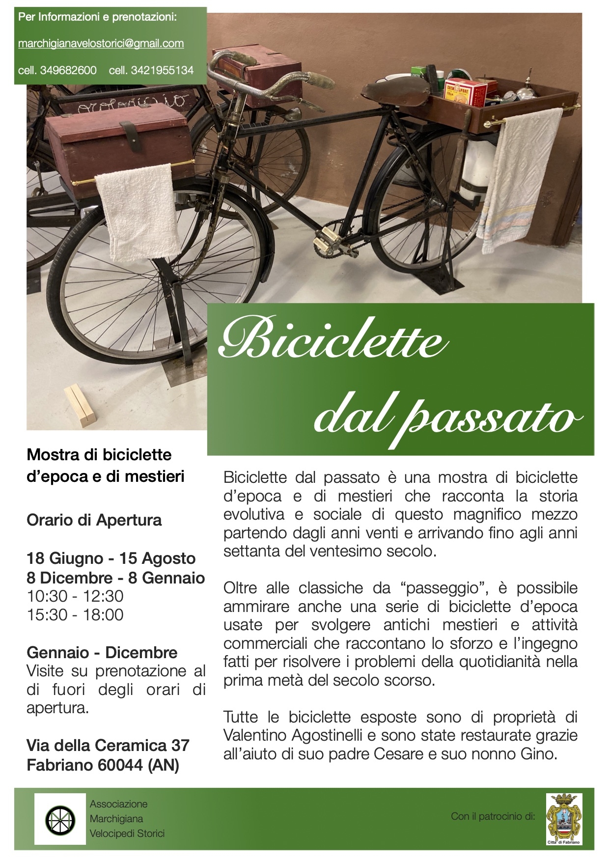 locandina mostrabiciclettedalpassato 2022
