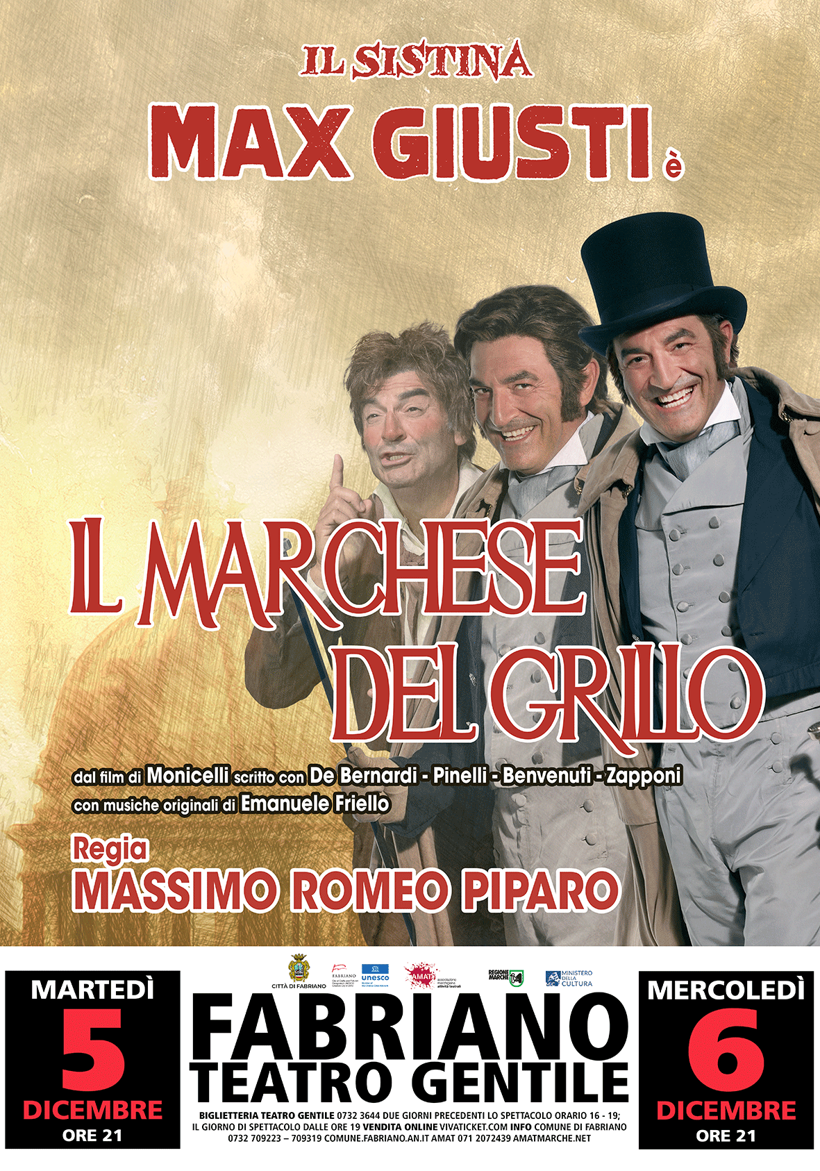 manif Il marchese del grillo Fabriano